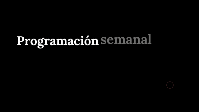 Programación Artística Semanal 19-25 Octubre Tablao Flamenco 1911