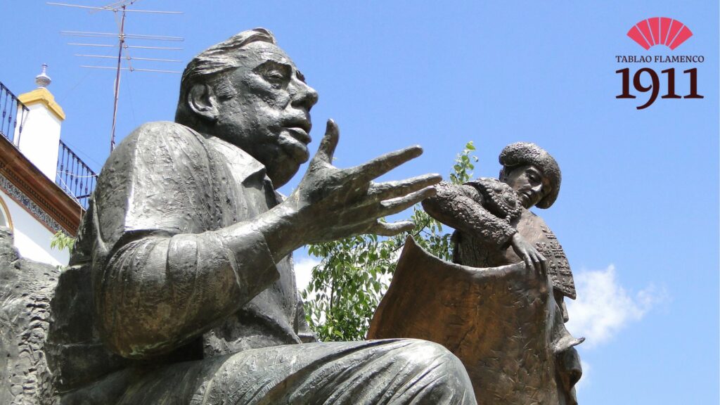 Estatua de Manolo Caracol, uno de los referentes del Cante Flamenco 